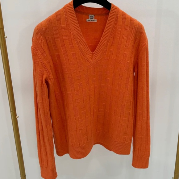 Authentic Hermes "H" Long Sleeve Pullover - Picture 7 of 10
